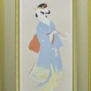 絵画 上村松園 春信