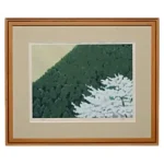 絵画 東山魁夷 春静