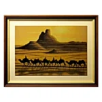 絵画 平山郁夫 楼蘭の朝