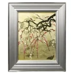 絵画 中島千波 枝垂紅白梅