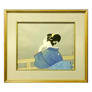 絵画 上村松園 待月