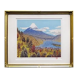 絵画 山下清 日本平よりの富士