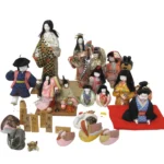 ひな人形 日本人形 ちりめん 人形 釣りわらべ 源氏絵巻 能翁 こけし など