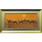 絵画 平山郁夫 シルクロード行く