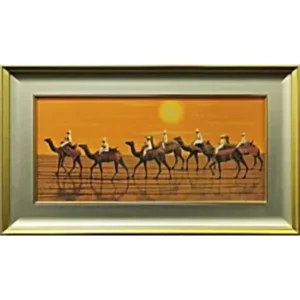 絵画 平山郁夫 シルクロード行く