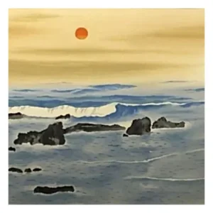 絵画 横山大観 海暾