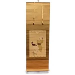 掛け軸 上村松園 盆踊之図