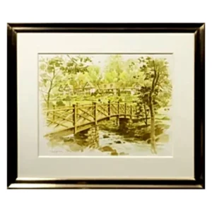 絵画 笹倉鉄平 新緑のマナーハウス