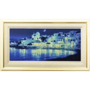 絵画 笹倉鉄平 月光浴