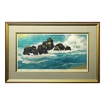 絵画 東山魁夷 満ち来る潮