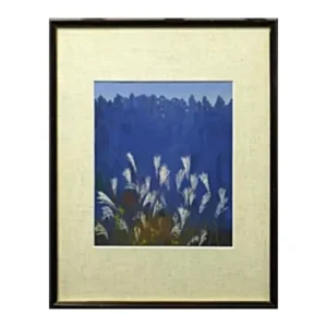 絵画 東山魁夷 布留の森「大和路三題」より