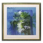 絵画 トレンツ・リャド バガテルの湖