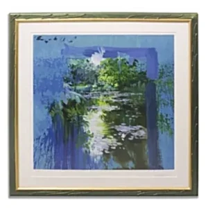 絵画 トレンツ・リャド バガテルの湖