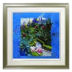 絵画 トレンツ・リャド 薔薇園