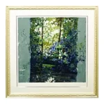 絵画 トレンツ・リャド 湖の夜明け