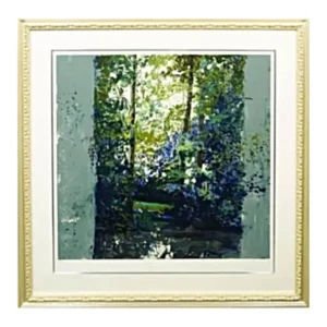 絵画 トレンツ・リャド 湖の夜明け