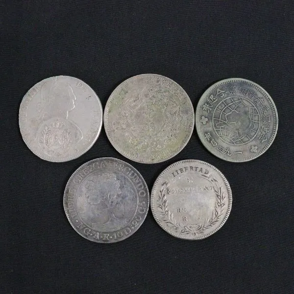 外国銀貨 5枚おまとめ