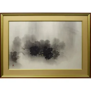 絵画 横山大観 瀟湘八景の内 瀟湘夜雨