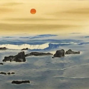 絵画 横山大観 海暾