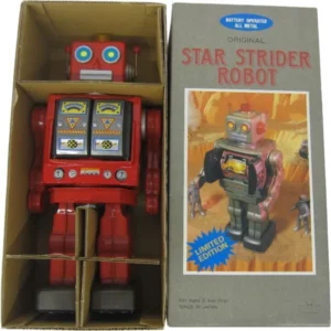 ATTERY OPERATED ALL META「ORIGINAL STAR STRIDER ROBOT」 ブリキロボット
