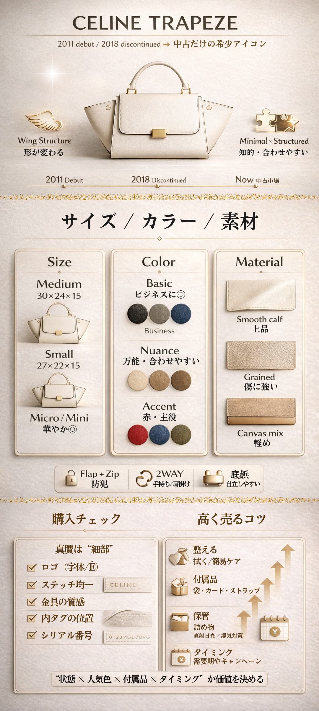 廃盤でも人気！セリーヌ トラペーズの魅力・価値・賢い購入＆売却ポイント