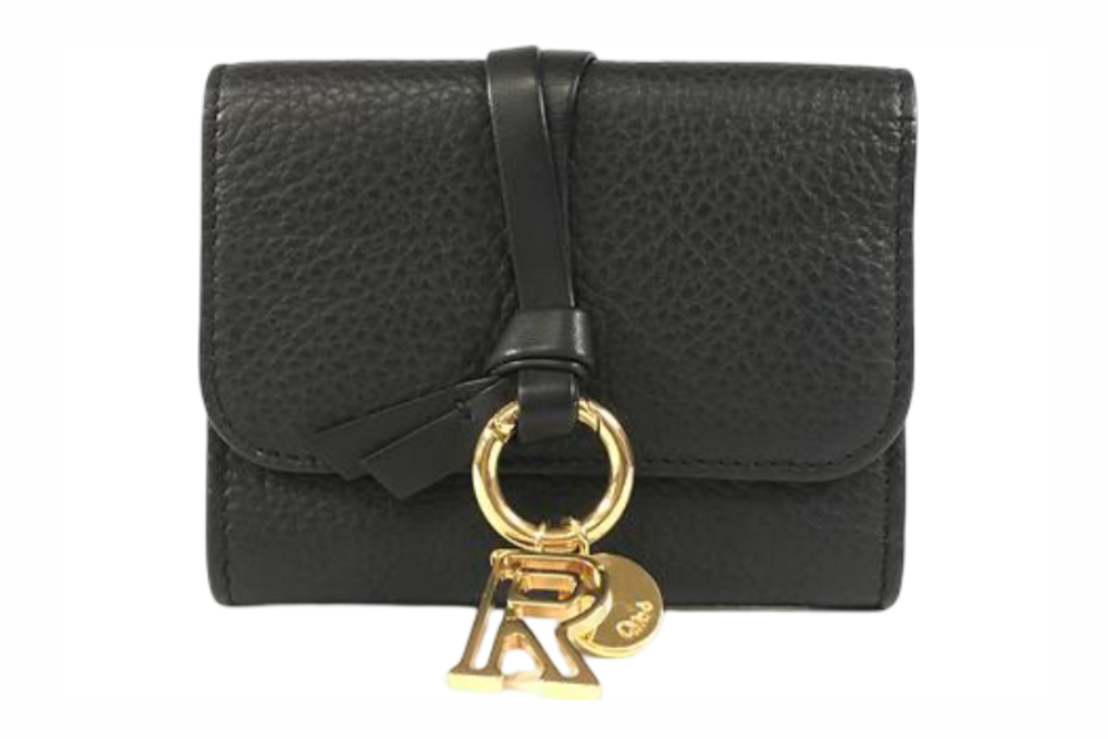 Chloe_Alphabetスモールトリフォールド レザー