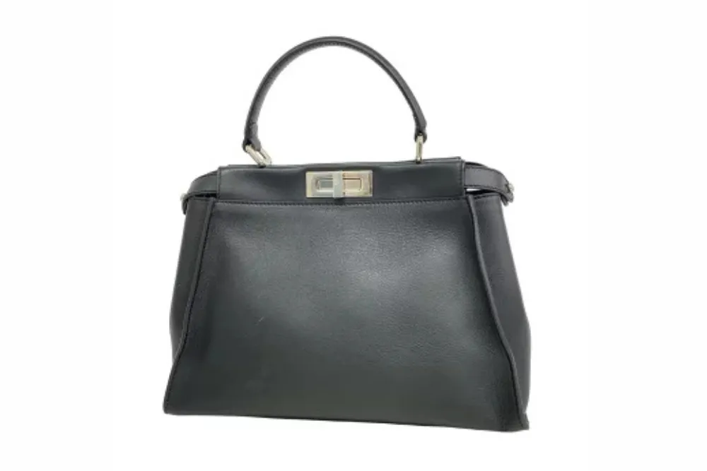 FENDI_ピーカブー_パイソンブラック