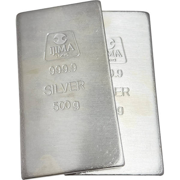 シルバー1000(Sv1000)井嶋金銀工業インゴット2本まとめ