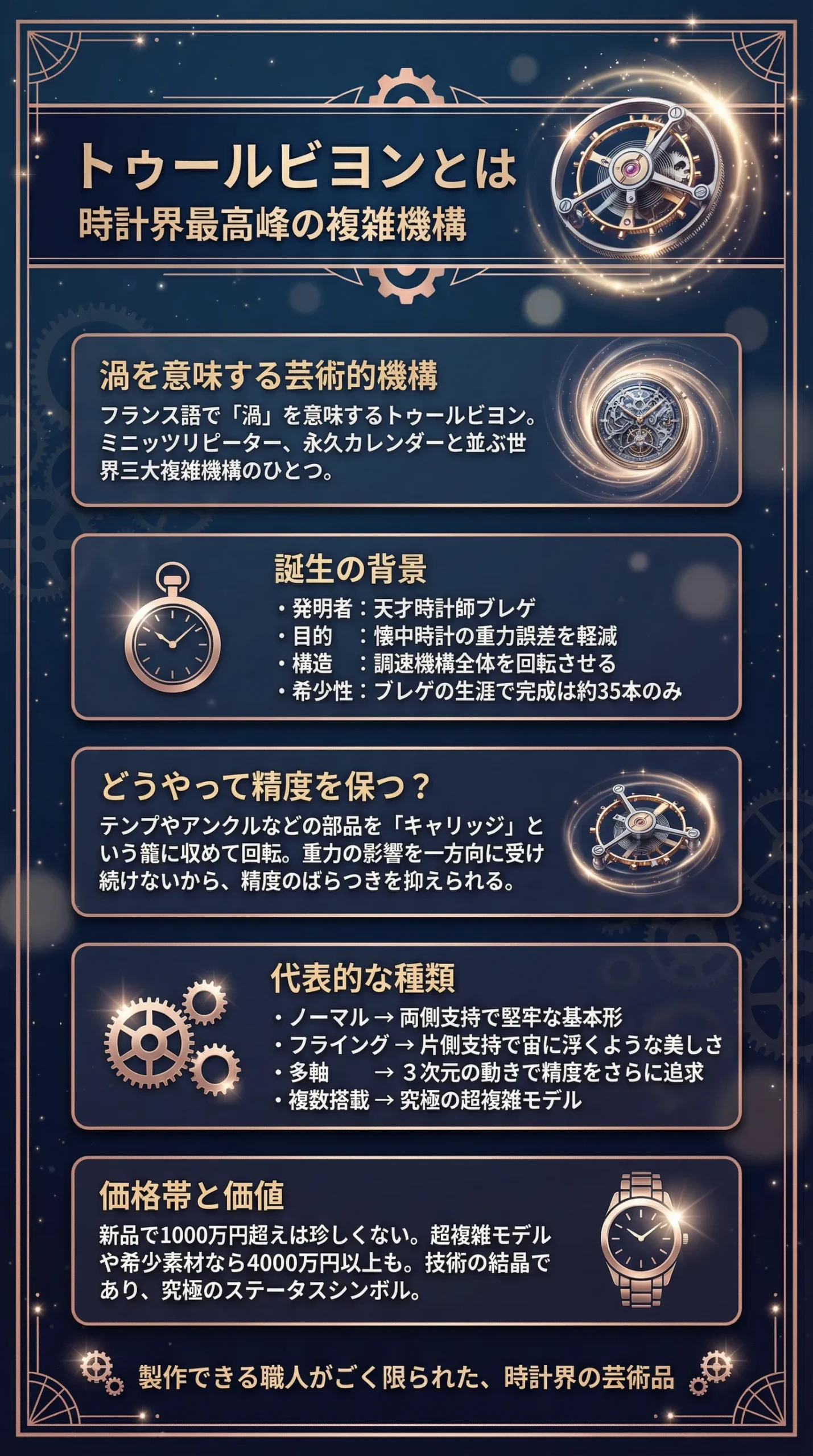 トゥールビヨンとは？その仕組みと歴史、魅力を徹底解説