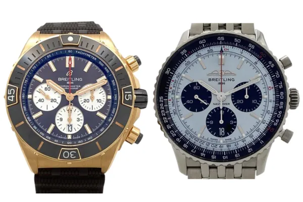 「プロフェッショナルのための時計」として人気「クロノマット」「ナビタイマー」