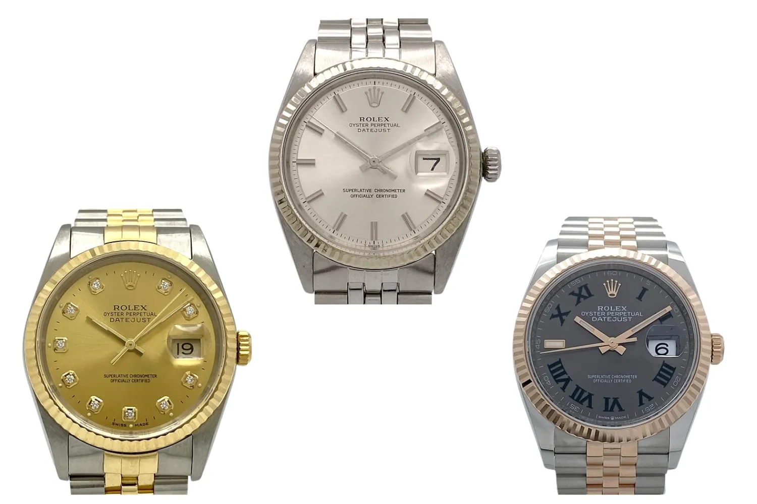 デイトジャスト36の文字盤人気色ランキング｜価格や資産価値・レディースも解説