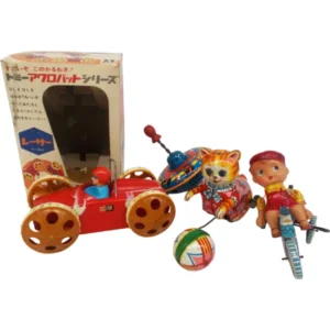 ブリキ TOMY アクロバットシリーズ レーサーほか ゼンマイ おもちゃ