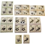 中国切手 オオパンダ(2次)6種完