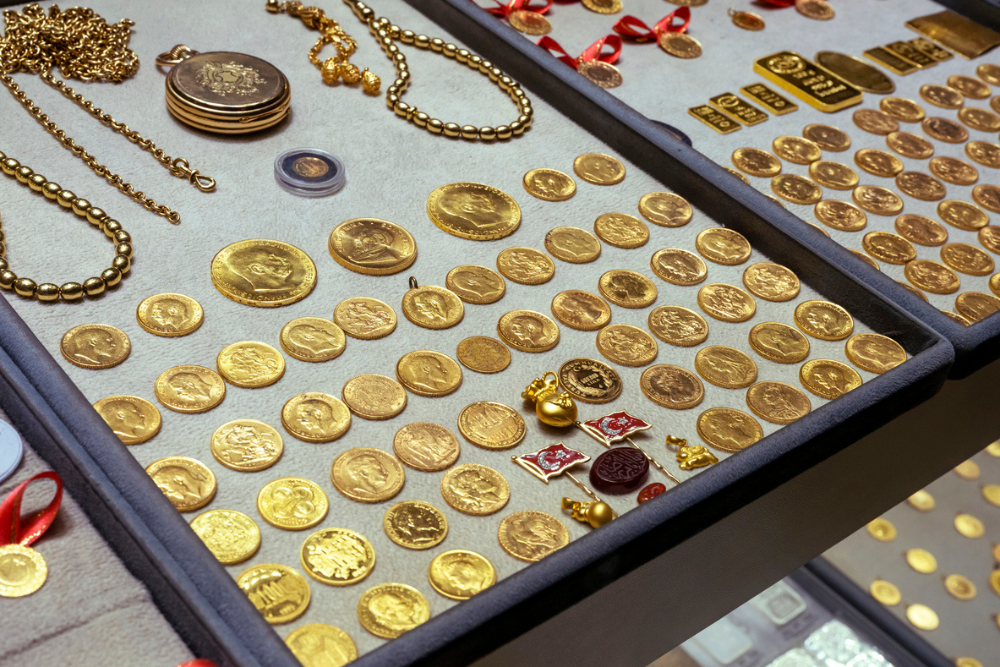 硬貨のコレクション