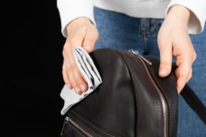 革バッグの手入れ