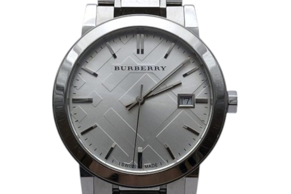 BURBERRY バーバリー 腕時計 シルバー デイト bu9000 BURBERRY（腕時計 
