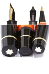 モンブラン MONTBLANC 限定品作家シリーズ ヘミングウェイ ペン先18Kネーム入り万年筆/ボールペン