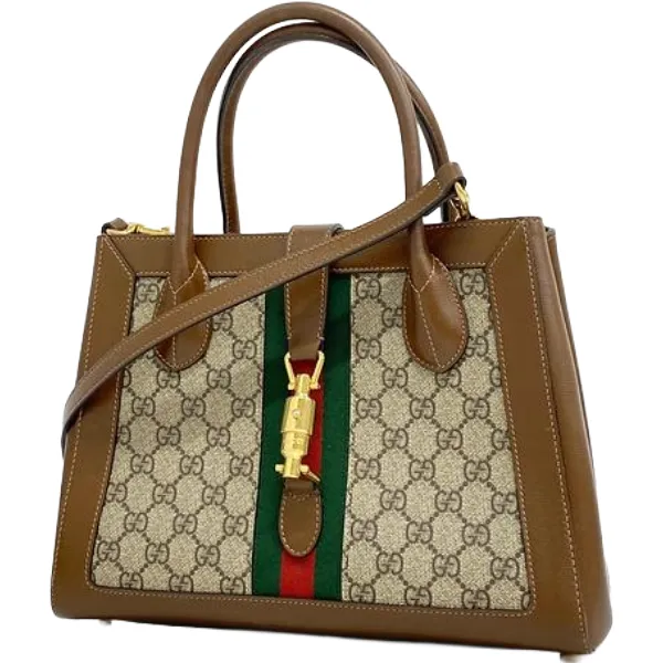 グッチ ニュージャッキー シェリーライン PVCレザー