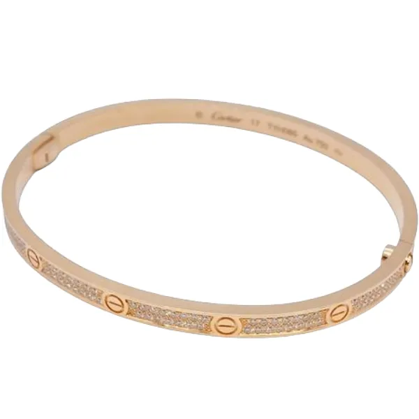 カルティエ ラブ ブレスレット バングル K18