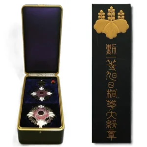 勲一等旭日桐花大綬章 綬 略綬 共箱付