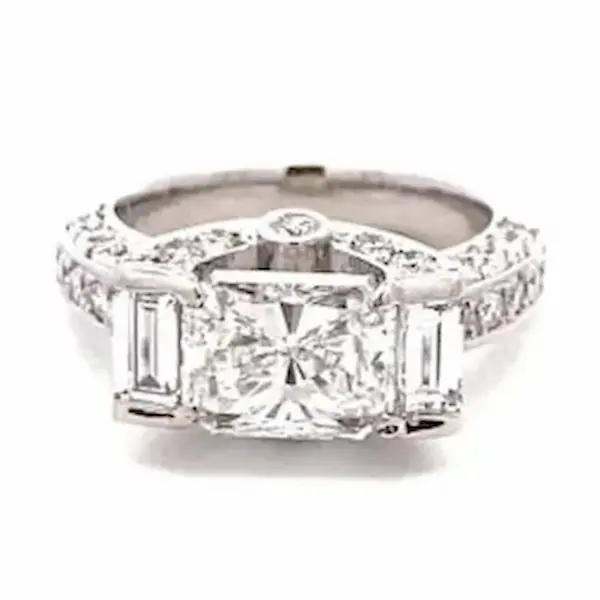 Pt･Pm900 ダイヤモンド リング 3.041 ct