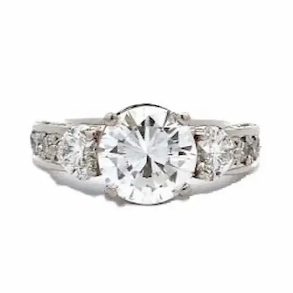 Pt･Pm900 ダイヤモンド リング 2.038 ct