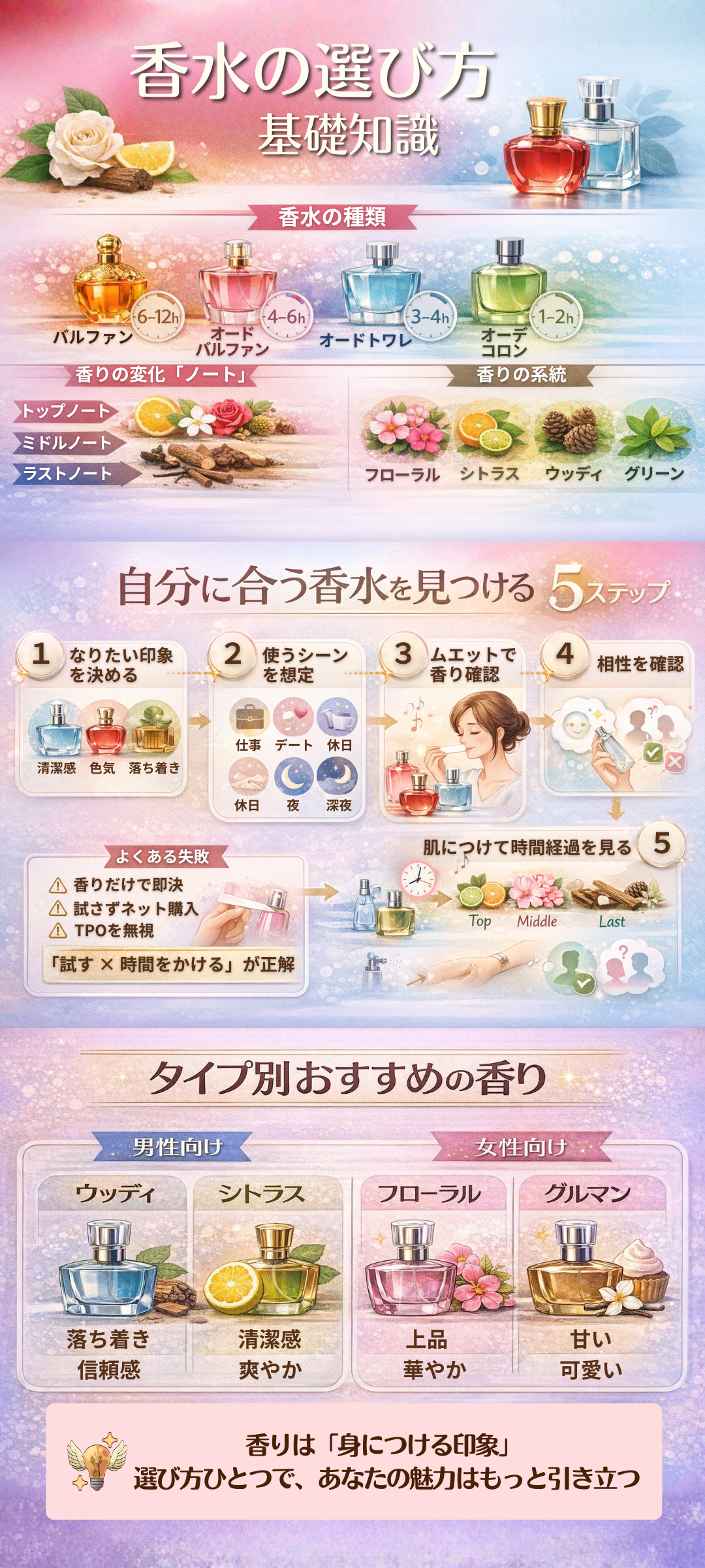 自分に合う香水の選び方とは？香り診断やメンズ・レディース別の選び方について徹底解説