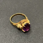 K18 サファイアリング