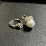 Pt900 パール リングなど