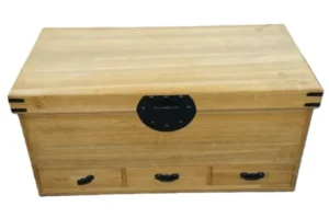 チェスト 木箱 収納ボックス 90*44*43cm  保管箱 櫃