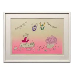 ぬいぐるみ ロッカクアヤコ Untitled 人物画 本人サイン 少女 包帯