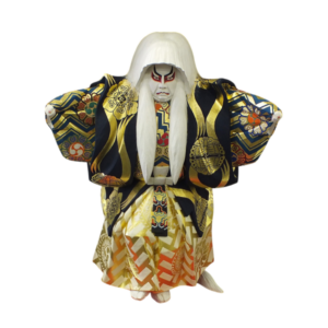 和洋人形 平野富山/鏡獅子/木彫に彩色/人形作家/歌舞伎舞踊