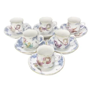 マイセン コーヒーカップ&ソーサー 6客セット 真夏の夜の夢 1969年 希少 ブランド西洋食器