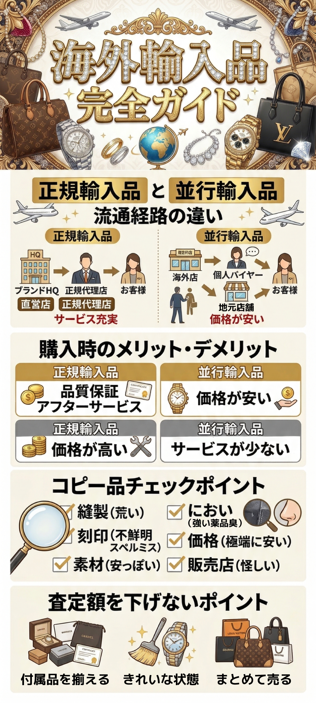 海外輸入品とは？正規輸入品との違いやメリット・デメリットを徹底解説